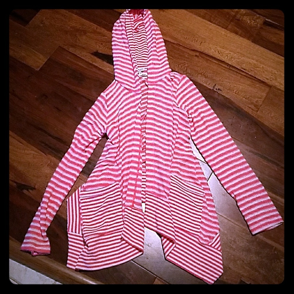 NWOT Splendid striped hooded wrap